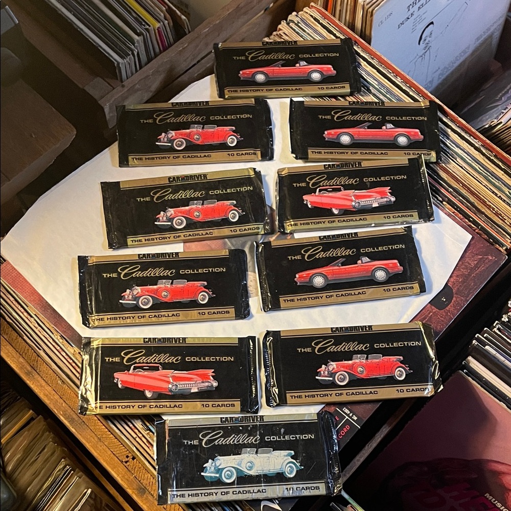 Cadillac Collection Trading Cards Set